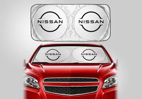 Sunshade Parasol De Auto Nissan Almera 2008 Con Logo T1 Foto 3