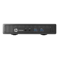 Mini Pc Hp Elitedesk 800 G1 Com Windows 10 Pro, Intel Core I5-4590t, Placa Gráfica Intel Hd Graphics 4000, Memória Ram De 8gb E Capacidade De Armazenamento De 256gb Cor Preto