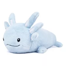 Niuniu Daddy Peluche Ajolote Azul Con Peso 1.3kg 45cm Estrés