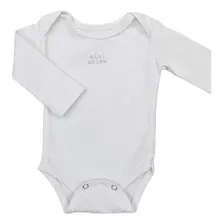 Body M/l Algodón Mini Anima Invierno Bebe Blanco