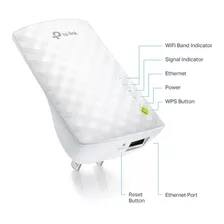 Repetidor Extensor De Rango Wifi Dual Band 5g Tp-link Ac750 Color Blanco