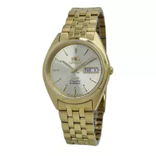 Relógio Orient Automático Masculino 21 Jewelis Dourado