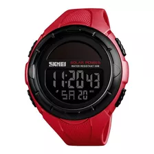 Skmei - Reloj Digital 1405rd Para Hombre Color De La Correa Rojo Color Del Bisel Negro Color Del Fondo Negro