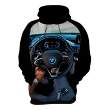 Blusa Frio Moletom Casaco Bmw Logo Carro Volante Masculina 8