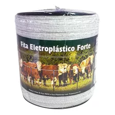 Fita Cerca Elétrica Eletroplastico Gado Equinos 200m X 12mm