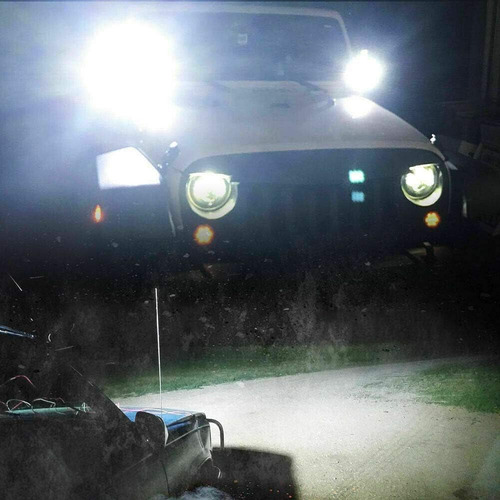 Faros Led 4x4 Off Road Barra Moto Lancha Jeep Cuatri Atv Wra Foto 10