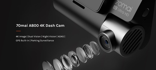 Xiaomi 70mai Dash Cam A800 4k Gps Dvr Adas Y Cmara Trasera Foto 3