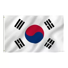Bandeira Da Coreia Do Sul Oficial Dupla Face Com Garantia