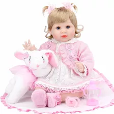 Muñeca Aori Lifelike Reborn Baby Doll 22 Pulgadas Real L Mnc