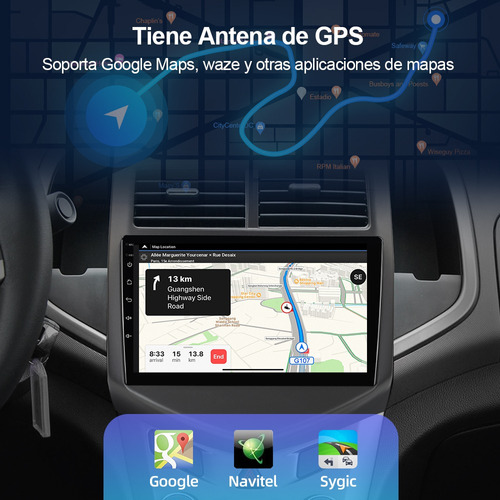 Estreo Para Chevrolet Sonic 2011-2016 Gps Wifi Fm Cmara  Foto 5