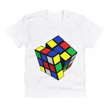 Camiseta Infantil Cubo Magico Desenho Brinquedo Com Nf-e 