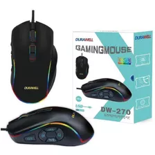 Mouse Gamer Rgb 3200 Dpi 10 Botões Dw-270