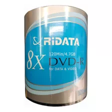 Dvd Ridata Seriado Igj Ansses Estamp 4.7gb 8x X100 Unidades