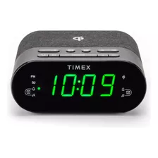 Timex Radio Despertador De Carga Inalámbrica Con Puerto De.