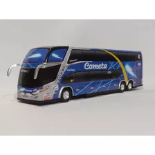 Miniatura Ônibus Cometa Trucado 30 Centímetros G7 Dd 3 Eixos