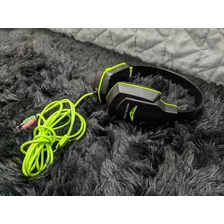 Fone De Ouvido Headset Gamer P2 Preto/verde Multilaser Top!