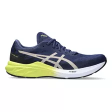 Tenis Hombre Asics Dynablast 3 Q323 405 Color Deep Ocean/moonrock Diseño De La Tela Liso Talla 8h