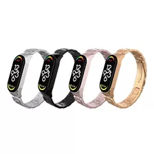 Correa Banda Acero Steel Eslabones Pulsera Xiaomi Mi Band 5