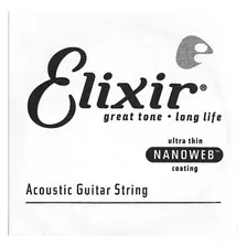 Elixir Strings Acoustic Phosphor Bronze Guitar String Nanowe