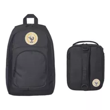 Kit Mochila Backpack Y Lonchera Portalaptop Eccentric Donkey