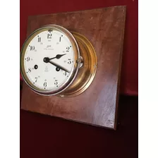 Reloj Marino De Pared. A Cuerda, Un Tesoro En El Siglo Xxi