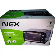 Horno De Mesa Eléctrico 20 Litros 1500 Watts 60 Min Nex