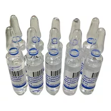 10 Ampolletas De Agua Inyectable Pisa 5ml Cu