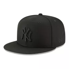 New Era Gorra N Y Yankees Black Blk Mlb 59fifty Visera Plana