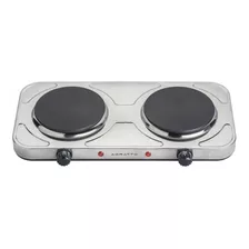 Fogão Elétrico 2 Bocas De Mesa Em Aço Inox Cooktop - Agratto