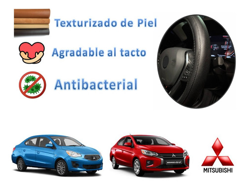 Respaldo + Cubre Volante Mitsubishi Mirage G4 2019 A 2024 Foto 5