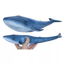 Baleia Azul Animais Do Fundo Do Mar 30 Cm Borracha Macia