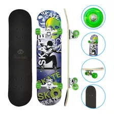 Skate Skateboard Infantil Madeira 70kg Sk8 Menino Menina