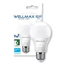 Ampolleta Led Wellmax 9w L/f Con Sensor Crepuscular Color De La Luz Luz Fria