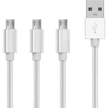 Cable Talkworks Usb A Micro Usb, 6 Pies/3 Cables
