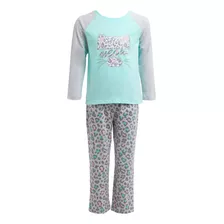 Pijama Niña Full Print Menta Fashion's Park