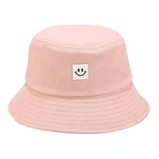 Sombrero De Pescador Para Mujer, Cara Sonriente, Capota, Cub