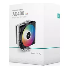 Cooler Para Processador Deepcool Rgb Ag400 R-ag400-bklnmc-g