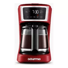 Cafetera Programable Gourmia De Goteo Digital Color Rojo 12 