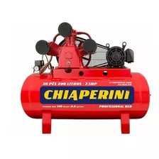 Compressor De Ar M.pressão Tri 7,5hp 200l Chiaperini