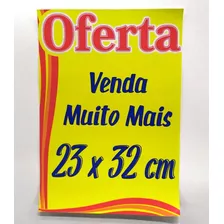 Cartaz Oferta Promoções 300 Und Amarelo Supermercado Mercado