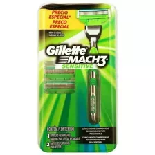Paquete Gillette Match3 Sensitive / 1 Rastrillo 3 Cartuchos
