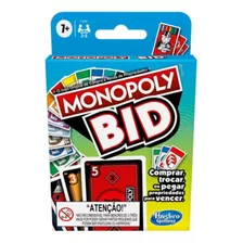 Juego De Cartas Monopoly Bid Hasbro
