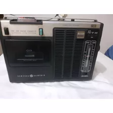 Antigo Rádio Cassete General Eletric 8525 Japão Funcionando 