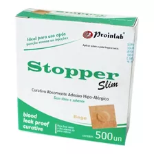 Curativo Adesivo Redondo Stopper Slim Bege C/500 - 1 Caixa