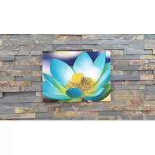 Cuadro Decorativo Flor De Loto Meditación Yoga Zen Moderno