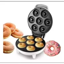 Maquina Para Mini Donas Rosquilla Antiadherente Donuts Maker Color Negro