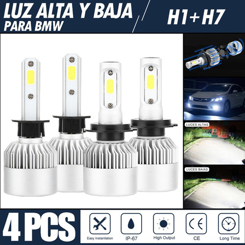 A Kit De Focos Led 8000lm Luz Alta Y Luz Baja Para Bmw Foto 10