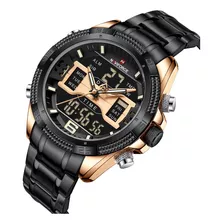 Reloj De Cuarzo Naviforce Digital Sports Para Hombre, A La M