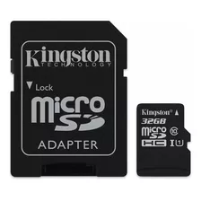 Combo Tarjeta De Memoria Kingston Micro Sd Canvas32gb 1000pz