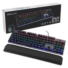 Teclado Mecânico Galax Stealth-03 Switch Blue 104 Teclas